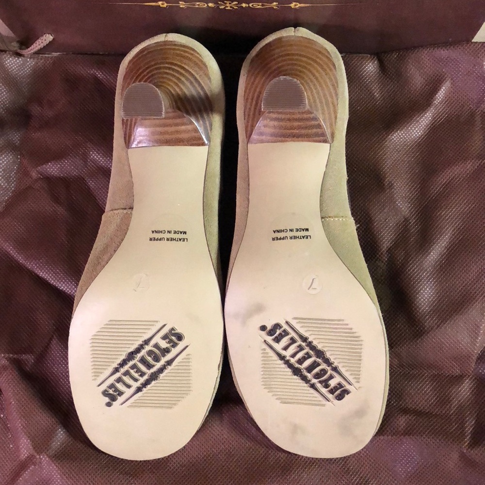 Seychelles Squabble Oatmeal Suede sz:7 - Picture 5 of 8